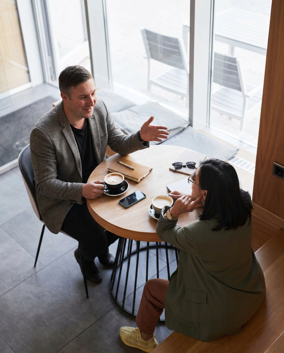 Friendly meeting with expert mortgage advisor in Worcestershire